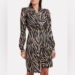 GESTUZ Fei Satin Jacquard Mini Dress size 40 US 8